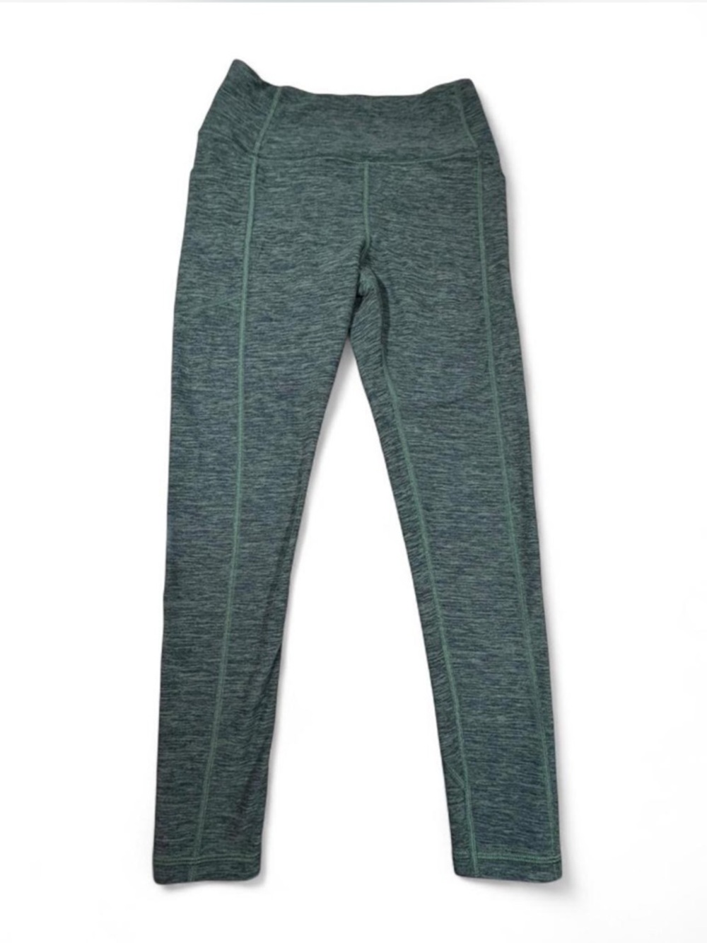 Victoria’s Secret Sport Green Gray Leggings High Rise Pocket Yoga Pants Size S
